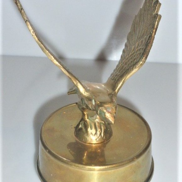 Giftcraft Vintage EAGLE MUSIC BOX Vintage Brass Eagle Wind Up Music Box Vintage - Picture 4 of 6